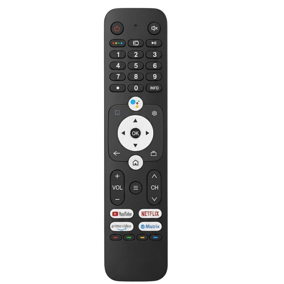 Book My Remote Replacement for Haier Smart TV Remote HTR-U31 – Compatible with Haier Android/LED/UHD / 4K TVs – IR Remote Control, No Setup Needed (No Voice/Google Assistant)