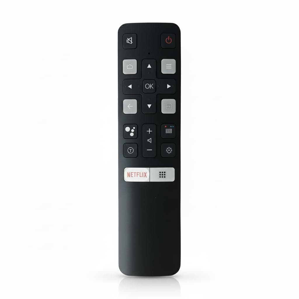 Book My Remote Compatible Remote Control for TCL & iFFALCON Smart Android TV RC802V Model | Replacement for TCL 4K UHD FHD QLED LED TVs | No Voice Command | Infrared Remote Control | Plug & Play