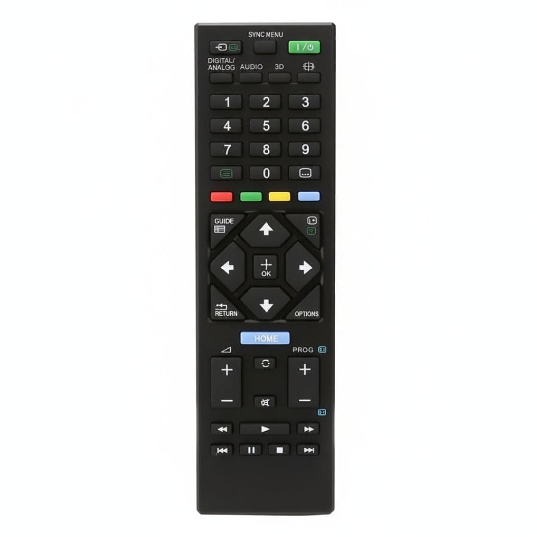 Book My Remote Universal IR Controller Compatible with Sony Bravia LED, LCD, UHD, OLED, QLED, 4K Android TVs | Supports RMT-TX & RMF Series | Non-Voice (1 PC)