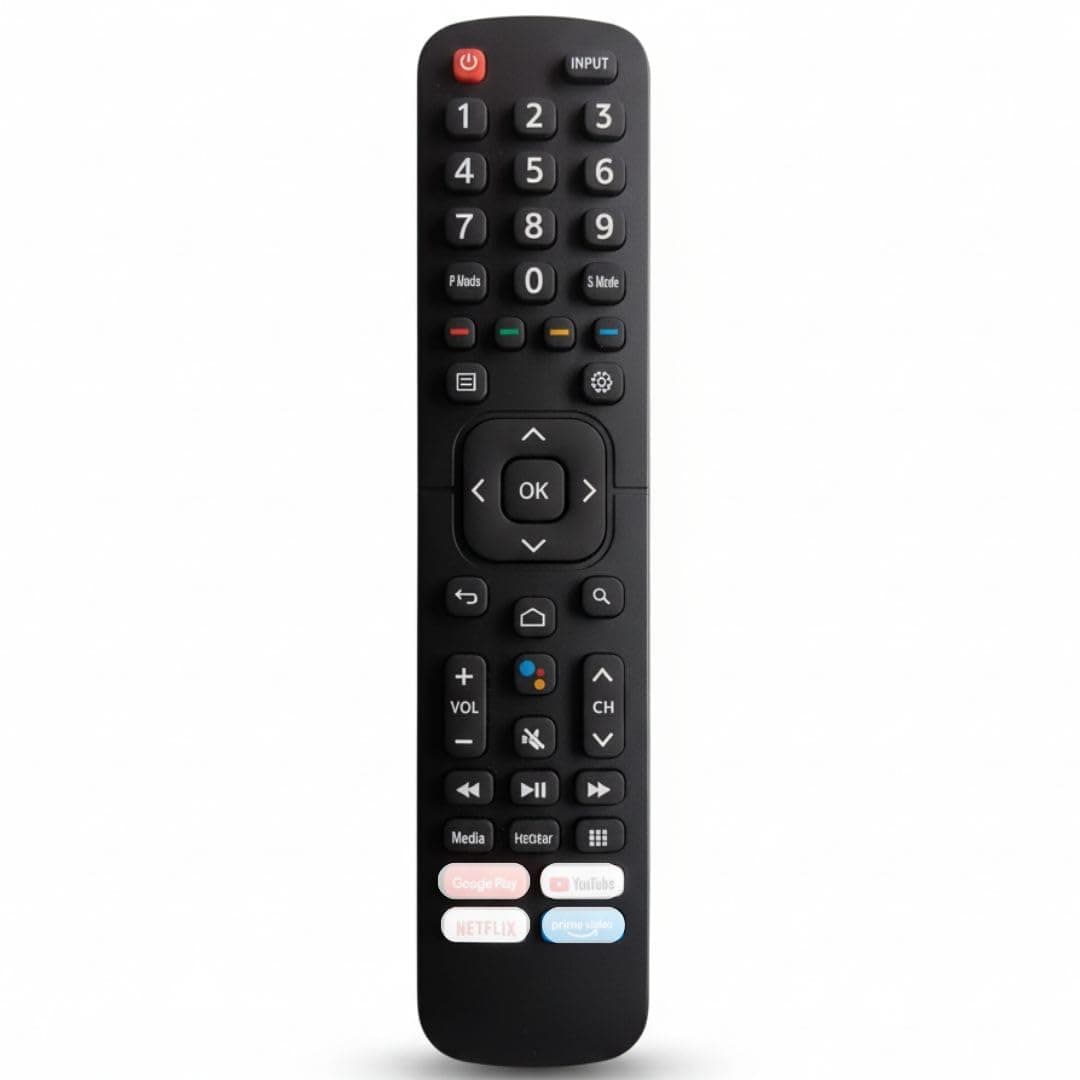 Book My Remote Replacement Remote Control for VU Smart TV EN2BX27V / EN2BY27V Models Compatible with VU 32US, 43US, 40US, 50GA, 65US, Android 4K & Full HD LED TVs Infrared Non-Voice Remote
