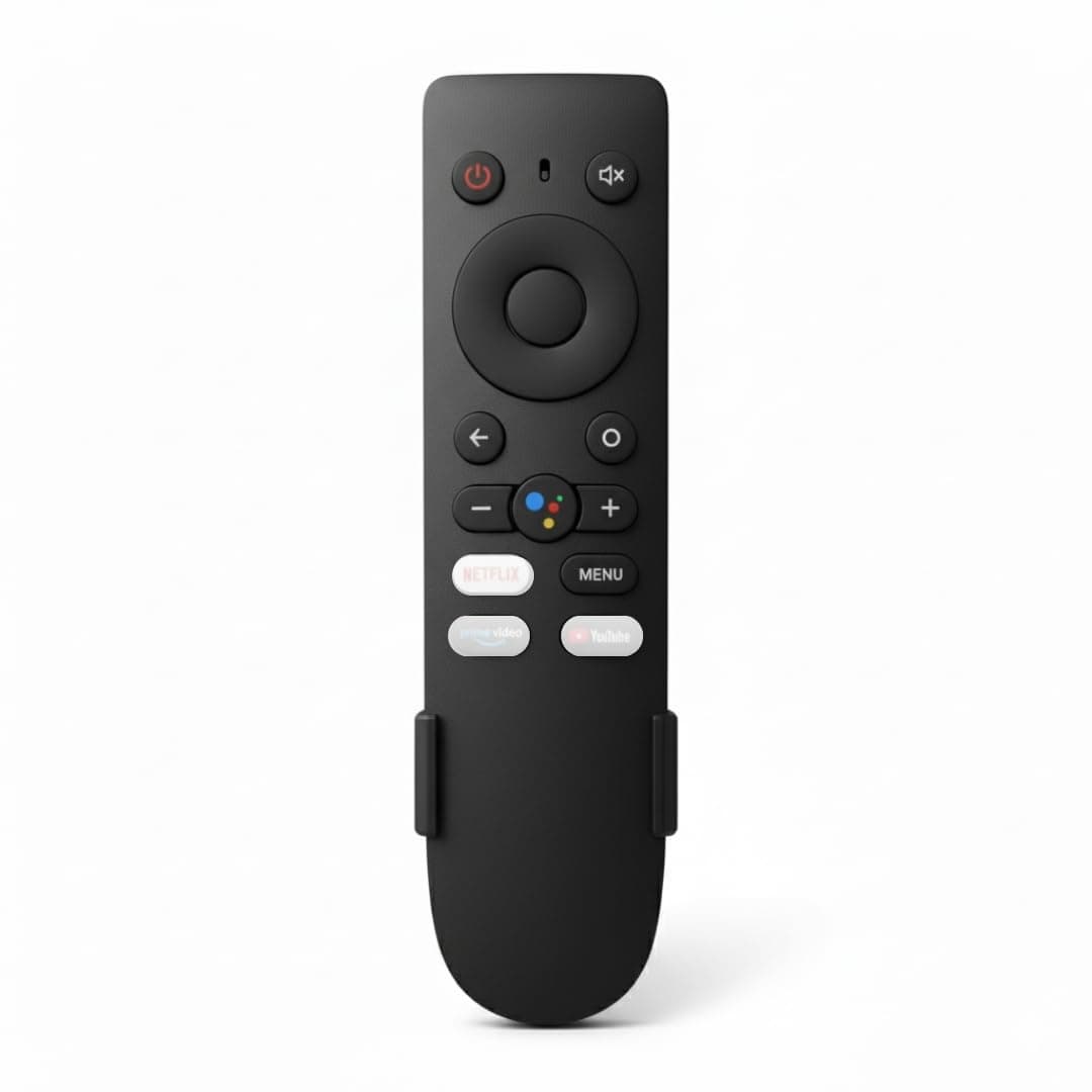 Book My Remote OnePlus TV Replacement Remote IR Non-Voice Remote Control with Netflix, YouTube Hotkeys | Plug & Play | Compatible with OnePlus Y Series 32Y1 / 40Y1 / 43Y1 | Includes Wall Mount