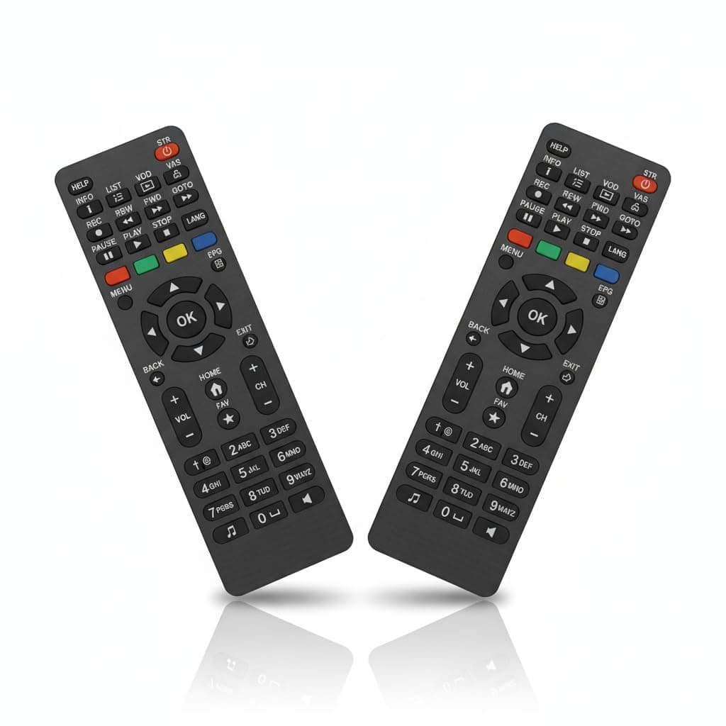 Book My Remote Replacement Remote for NXT Digital Set Top Box Universal STB Remote Control Compatible with NXT Digital HD & SD Set Top Boxes Infrared Long-Range 10 m Plug & Play (Black) (2)
