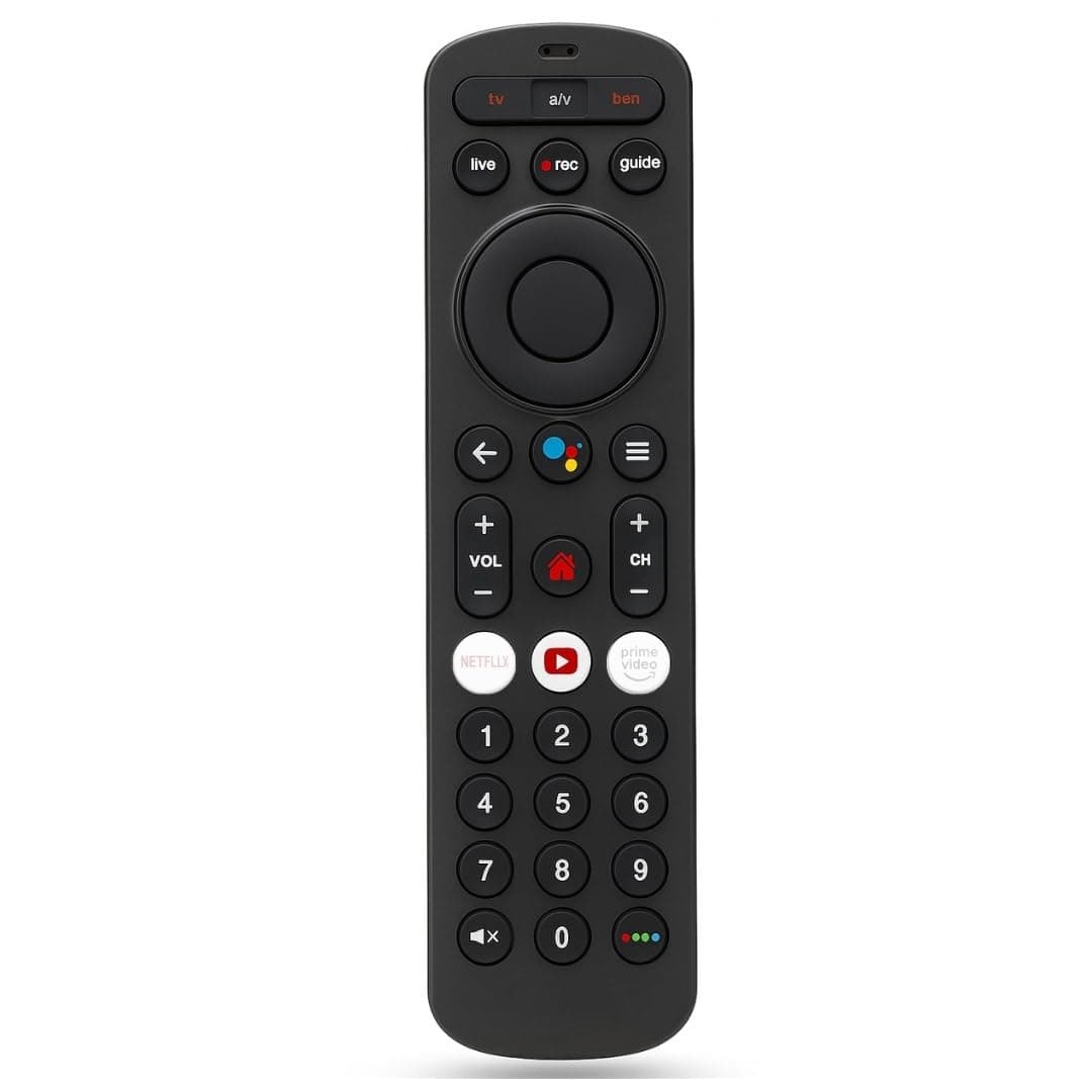 Book My Remote Compatible for Airtel Xstream Set-Top Box | Non-Voice IR Remote Control | Works with Airtel Xstream/DTH HD/SD/Digital TV | Plug & Play | Netflix, YouTube, Prime Keys | 2025 Model