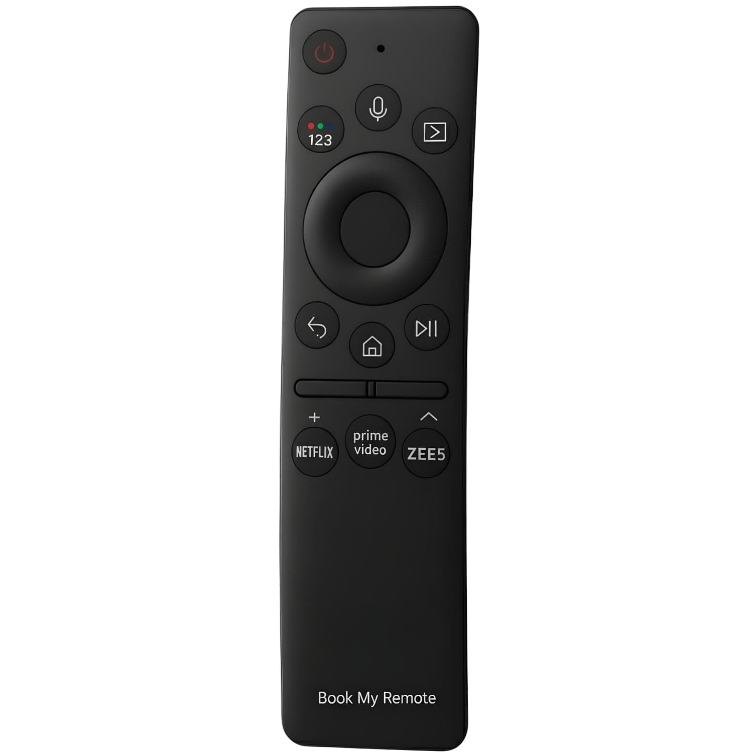 Book My Remote – Smart Voice Remote for Samsung TV (2018–2023) | Compatible with Samsung Smart/QLED/Crystal UHD/4K/8K TVs | Bluetooth Pairing, Voice Assistant Support (Bixby/Alexa/Google), OTT Hotkeys