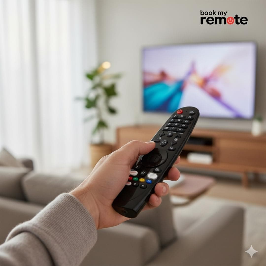 Book My Remote Compatible Replacement for LG Magic Remote Model AN-MR20GA / AKB75855501 Infrared Remote (No Voice, No Pointer, Plug & Play, Batteries Not Included) - 1PC angle 9