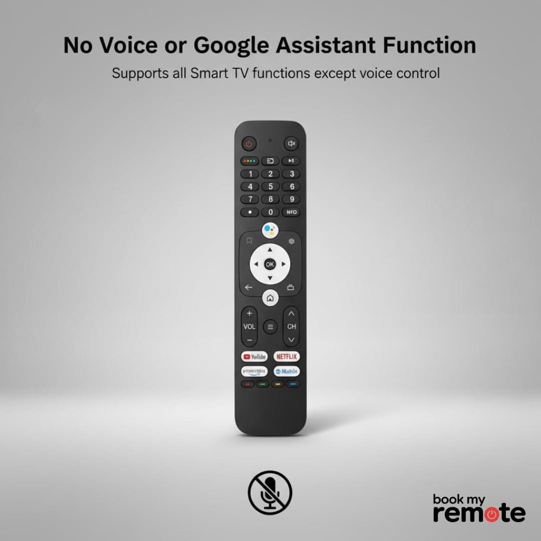 Book My Remote Replacement for Haier Smart TV Remote HTR-U31 – Compatible with Haier Android/LED/UHD / 4K TVs – IR Remote Control, No Setup Needed (No Voice/Google Assistant) angle 5