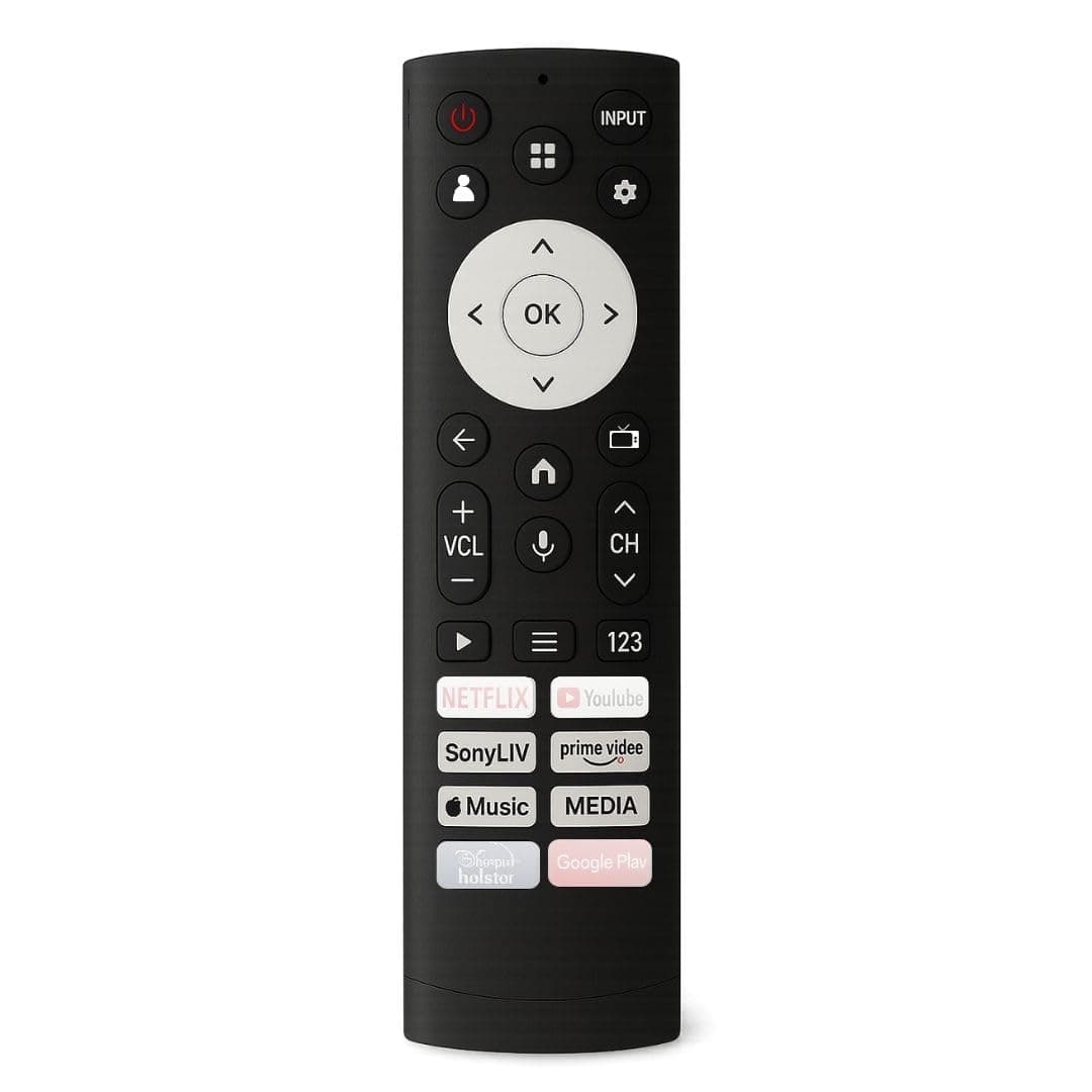 Book My Remote Compatible for Hisense TV Remote ERF3T920H / ERF3T90H Replacement for Hisense E68N A6H A7K A7H Tornado Series 4K UHD LED Smart TVs | Plug & Play | Non-Voice Control Remote