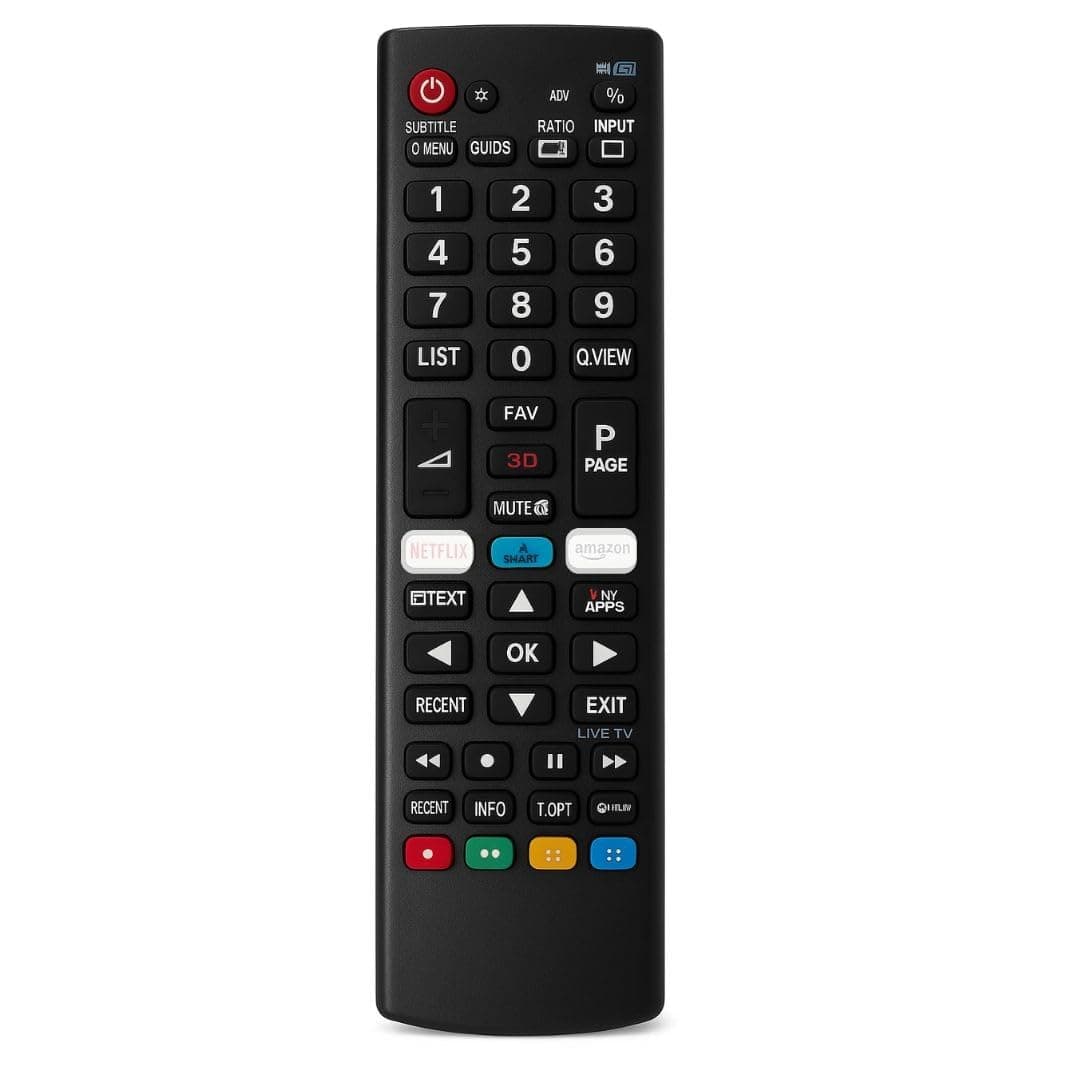 Book My Remote Universal Remote Control Compatible with LG Smart TVs LED, OLED, LCD, UHD, Plasma, 4K Android Models | Replacement for AKB75095304, AKB75095306 and More | Non-Voice Infrared Remote
