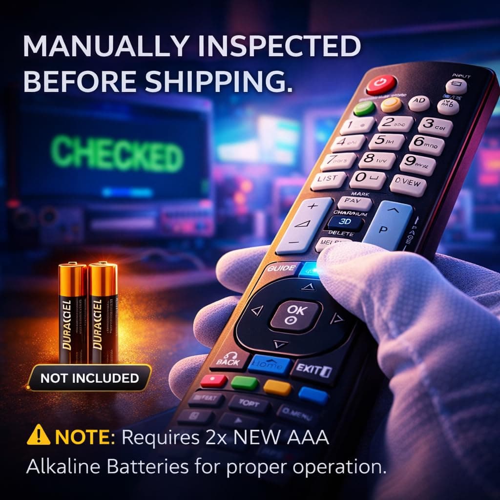 BookMyRemote Universal Remote Control for LG Smart TV LED LCD HDTV 3D TV – Replacement for LG Original Remote AKB75095307 AKB73715601 AKB73975701 AKB74915305 AKB75375604 AKB73715603 angle 4