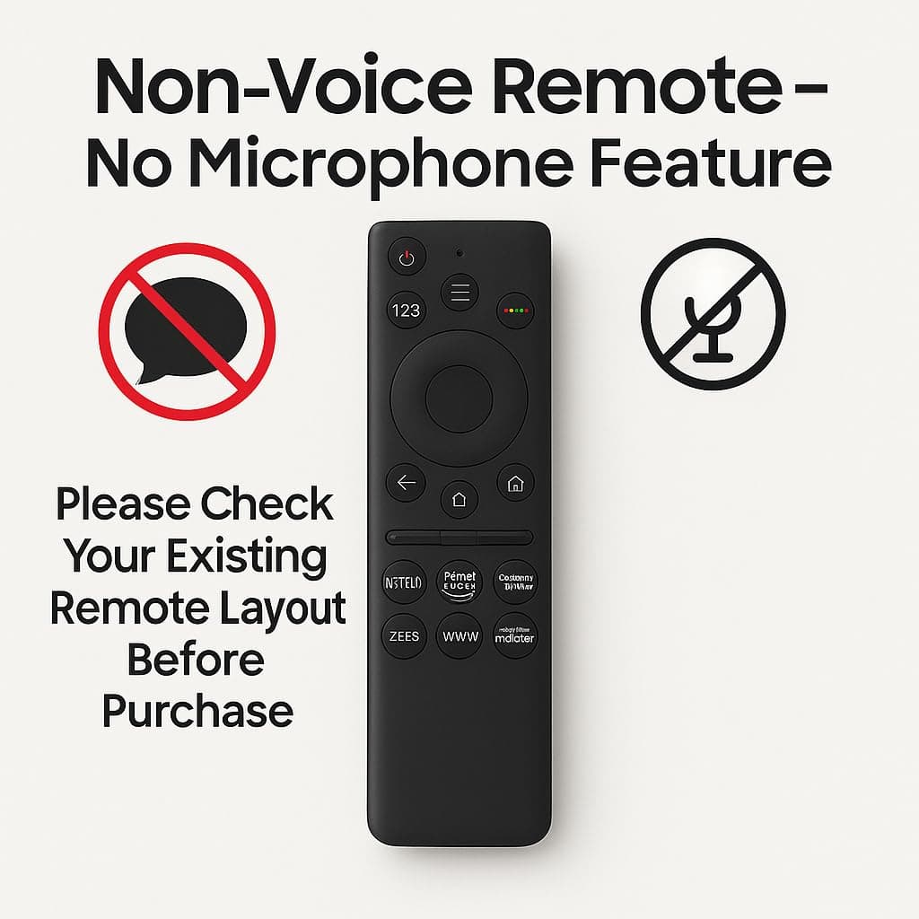 Book My Remote Replacement for Samsung Smart TV BN59 Works with 4K UHD, QLED, LED, Frame, Series 6/7/8 Pre-Programmed Plug & Play Remote Hotkeys for Netflix, Prime, Disney+ No Voice 1 PC angle 6