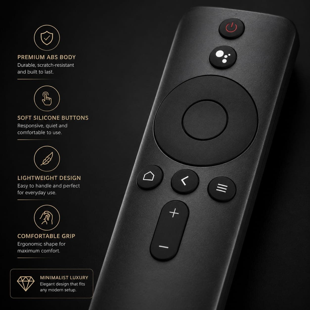 BookMyRemote Compatible Remote Control for Mi TV 4A, 4A Pro, 4C, 4X & Redmi Smart TV | IR Replacement Remote | Works with 32, 43, 50, 55, 65 Inch Models | No Pairing Required | Plug and Play angle 7