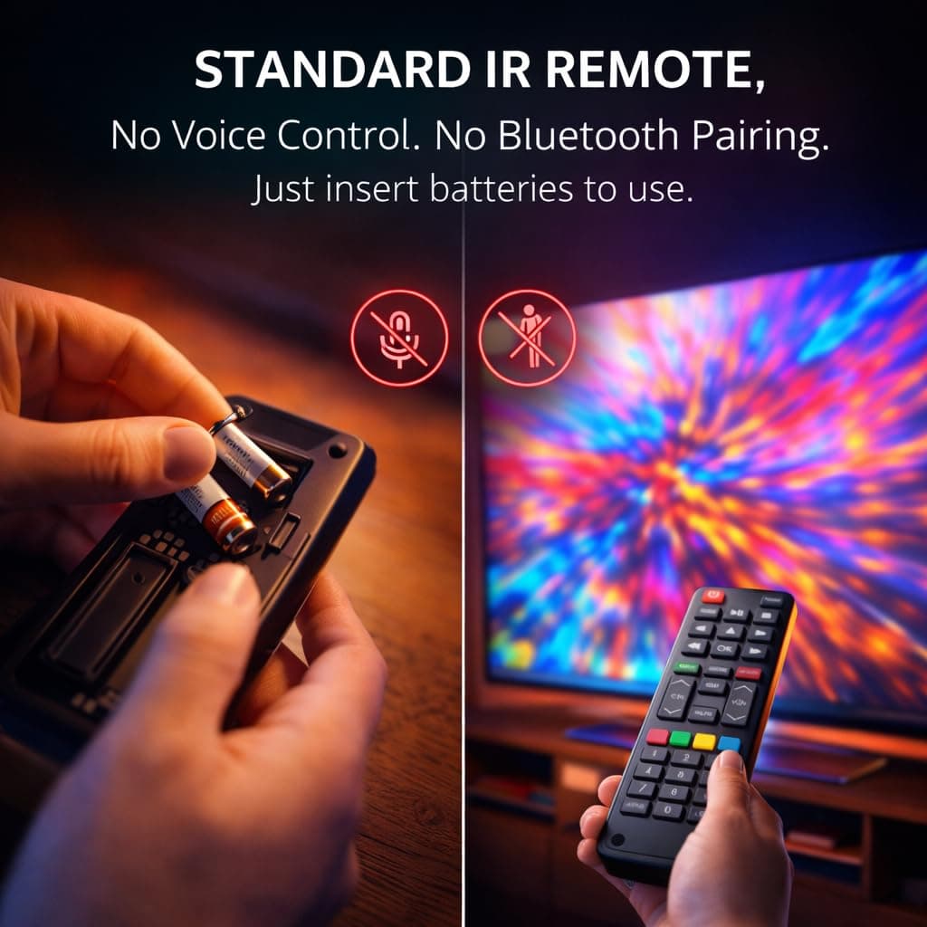 BookMyRemote URC-133 Universal Remote Control – Compatible Replacement for Sansui and Videocon LCD LED TV | Works as Substitute for Original Remote | All Functions | Model S-2GG S2BG angle 5