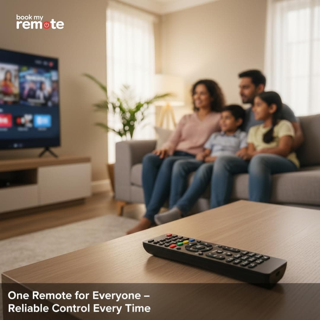 Book My Remote Replacement Remote for NXT Digital Set Top Box Universal STB Remote Control Compatible with NXT Digital HD & SD Set Top Boxes Infrared Long-Range 10 m Plug & Play (Black) (1) angle 8