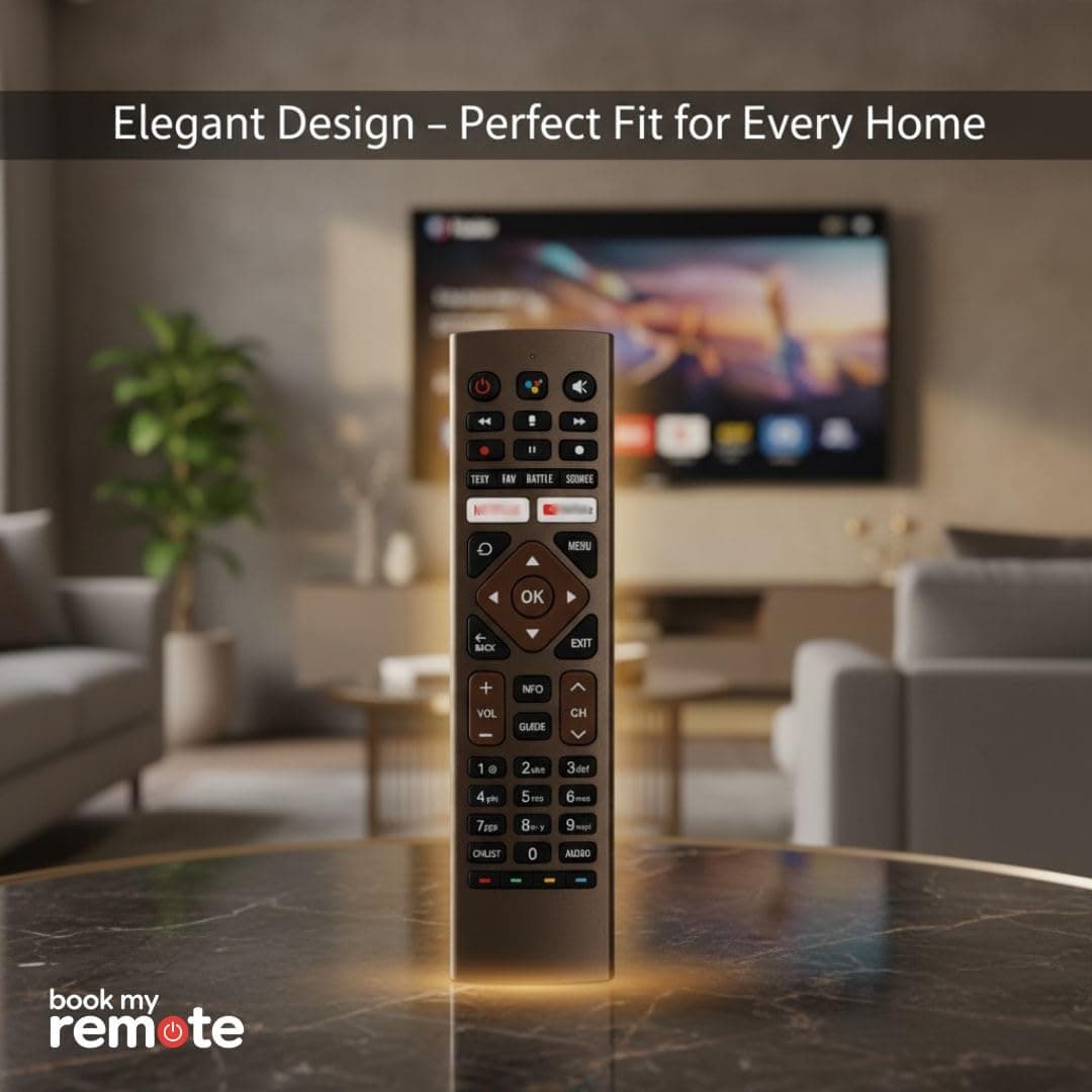 Book My Remote – Compatible Replacement Remote for Haier Smart Android 11 & 4K LED TVs | Model HTR-U27E Non-Voice | Infrared Control, Netflix & YouTube Hotkeys | No Pairing Required angle 6