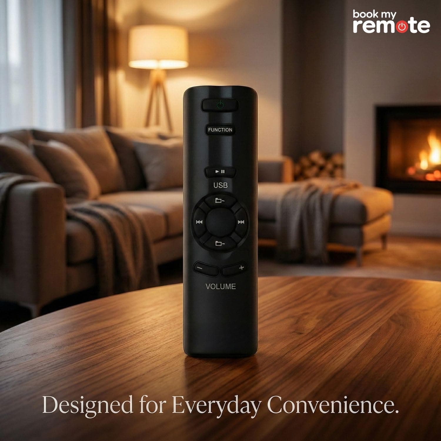 Book My Remote Replacement Remote Control Compatible with Sony Home Theater System SA-D40, SA-D10, SA-D20, SA-D100, SA-WMS10 & SA-WID7 (Replaces Original Remote Model: RM-ANU136 / RM-ANU156) - Black angle 8
