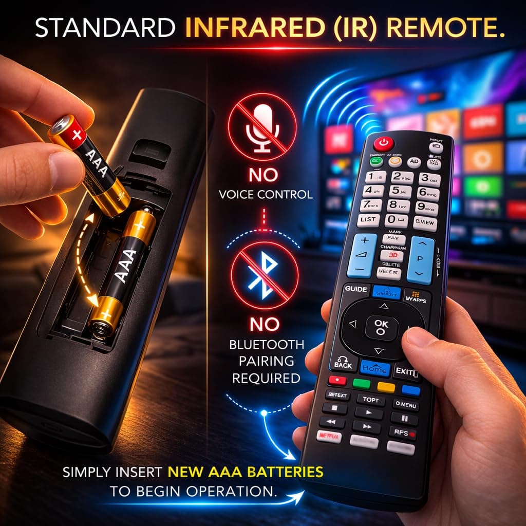 BookMyRemote Universal Remote Control for LG Smart TV LED LCD HDTV 3D TV – Replacement for LG Original Remote AKB75095307 AKB73715601 AKB73975701 AKB74915305 AKB75375604 AKB73715603 angle 8