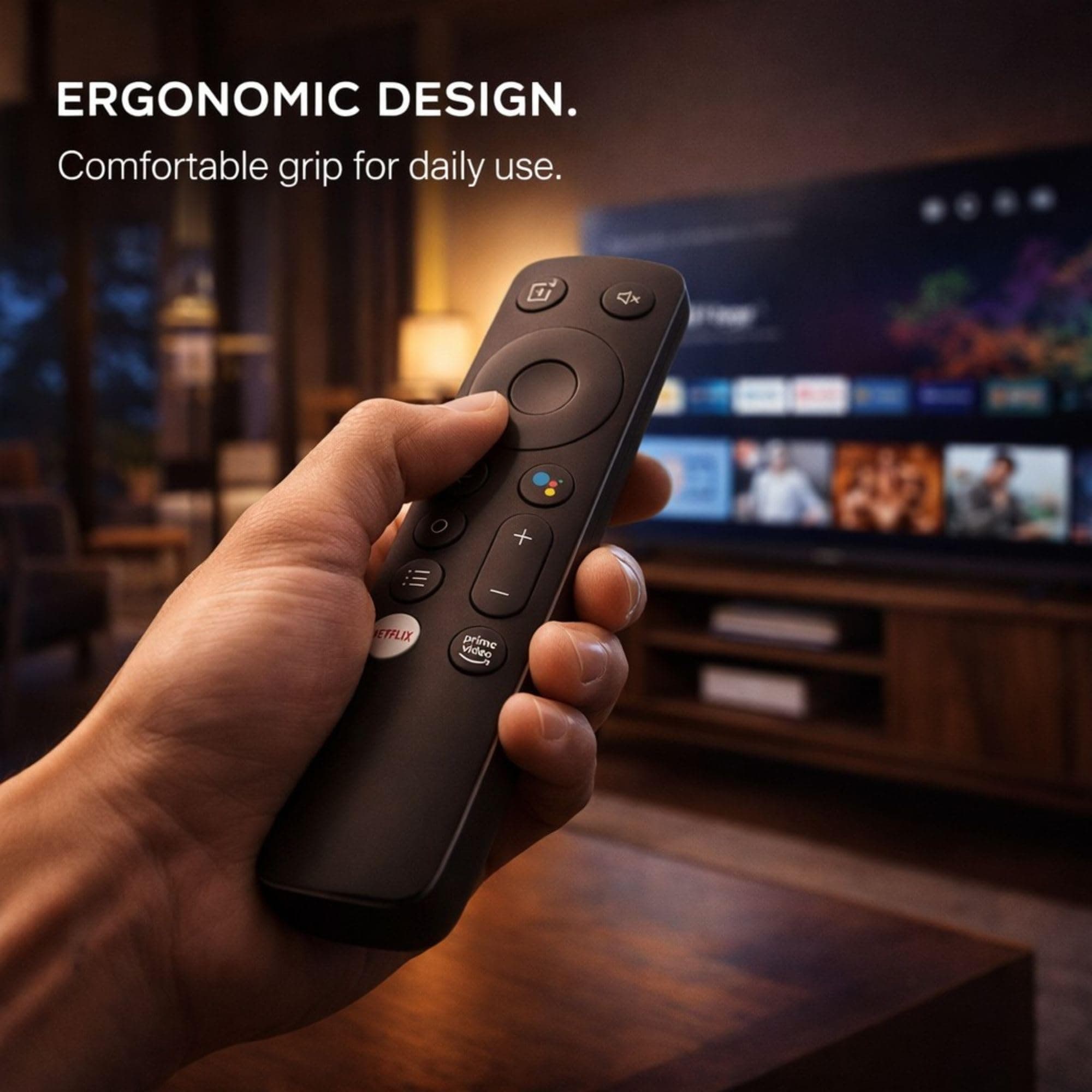 Book My Remote Replacement for OnePlus TV Remote Original Y Series 32Y1 40Y1 43Y1 - IR for One Plus TV Remote (Non-Voice/No Bluetooth/No Assistant) - Fits 32 & 43 Inch Smart LED angle 9
