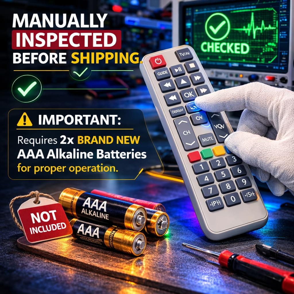 BookMyRemote URC-133 Universal Remote Control – Compatible Replacement for Sansui and Videocon LCD LED TV | Works as Substitute for Original Remote | All Functions | Model S-2GG S2BG angle 3