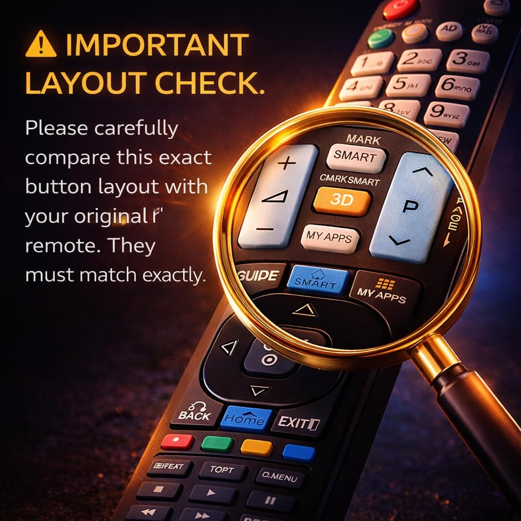 BookMyRemote Universal Remote Control for LG Smart TV LED LCD HDTV 3D TV – Replacement for LG Original Remote AKB75095307 AKB73715601 AKB73975701 AKB74915305 AKB75375604 AKB73715603 angle 2