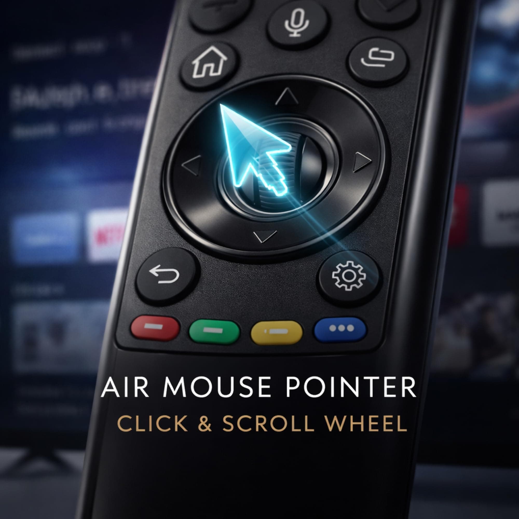 Book My Remote Voice Magic Remote Control Compatible for LG Smart TV (2021-2025 Models) | Replaces Original MR23GA, MR22GN, MR21GA, MR20GA, MR19BA | Air Mouse Pointer, Google/Alexa Voice & Hotkeys angle 2