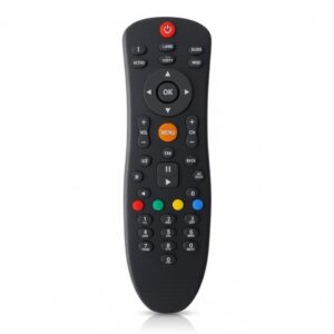 Book My Remote for Dish TV SD/HD/HD+ / 4K DTH Set Top Boxes with Recording | Compatible Replacement Controller | Plug & Play (Black, Durable ABS Body)