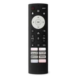 Book My Remote Compatible for Hisense TV Remote ERF3T920H / ERF3T90H Replacement for Hisense E68N A6H A7K A7H Tornado Series 4K UHD LED Smart TVs |...
