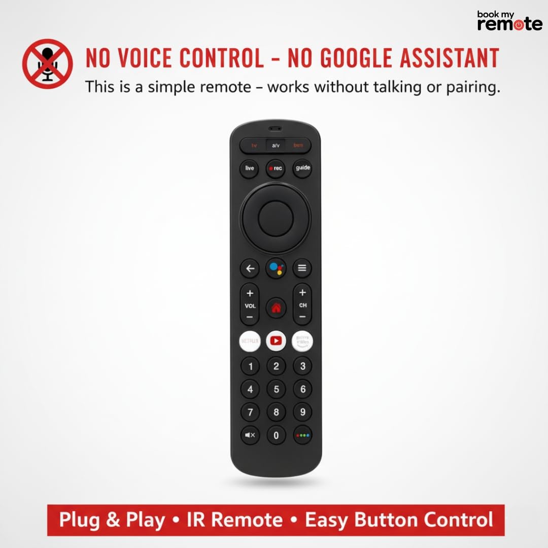 Book My Remote Compatible for Airtel Xstream Set-Top Box | Non-Voice - Image 3